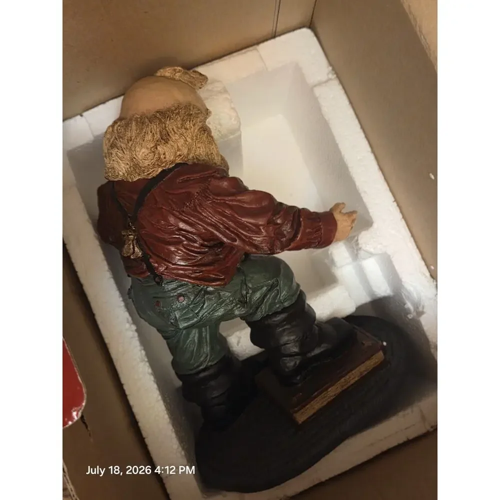 Goebel Mark Klaus Kollection Hand Painted Resin Santa Figurine Christmas